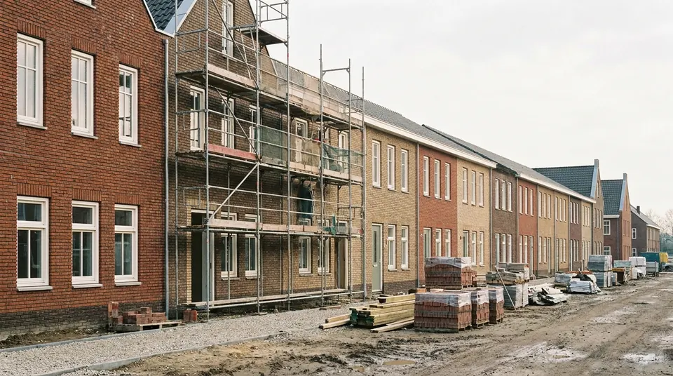 Bouwproject in uitvoering